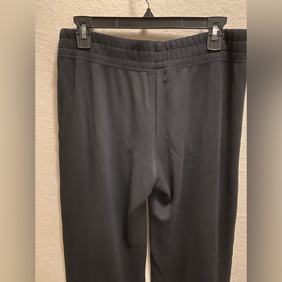 Lacoste Black Women's Pull-on Wide Leg Pants Size 42 - Picture 7 of 8